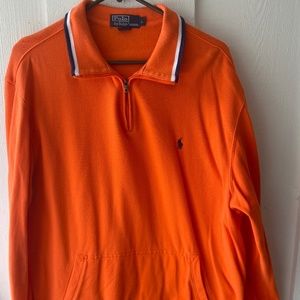 Polo Ralph Lauren sweat shirt with collar.